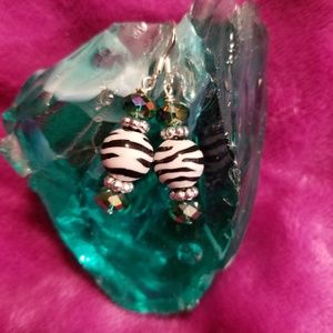 Zebra Earrings